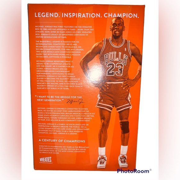 Michael Jordan Wheaties Collector cereal  Box - Picture 4 of 4